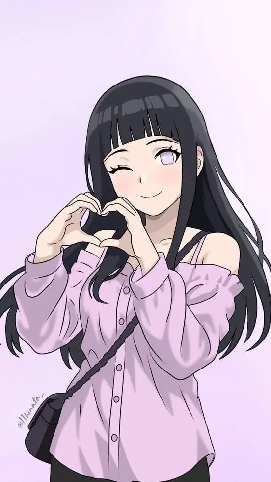 ai character: Hinata Hyūga background
