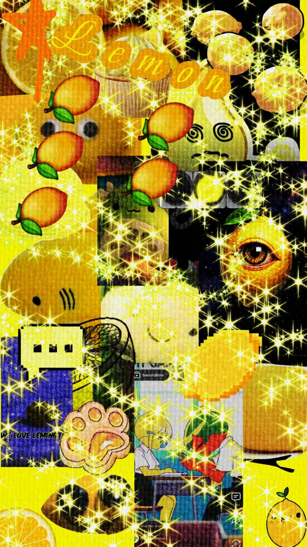 ai character: Lemon paradise ✨️🍋 background
