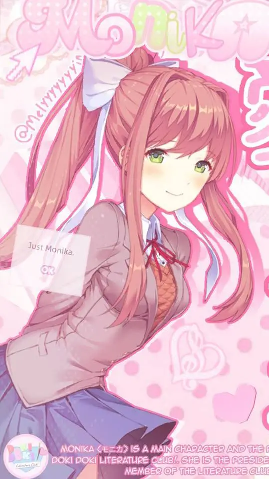 ai character: Monika background