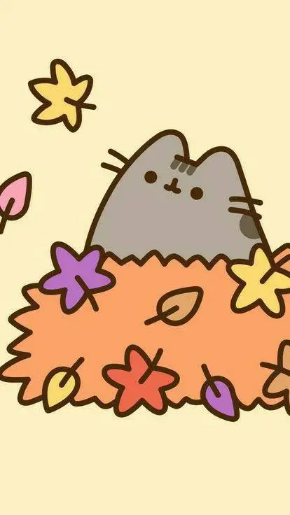 ai character: Pusheen!<3 background