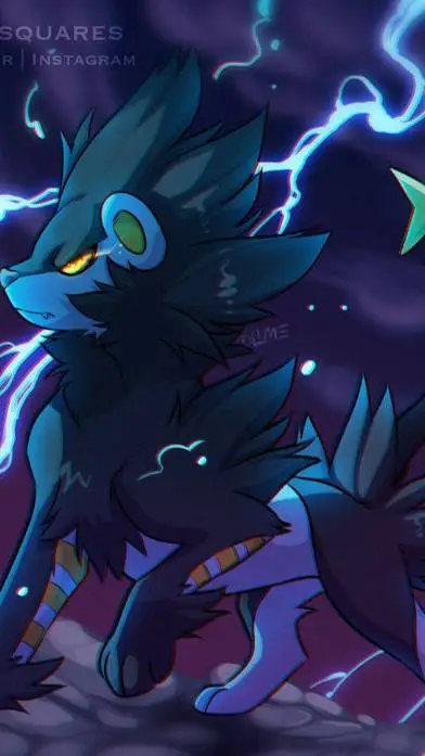 ai character: Luxray background