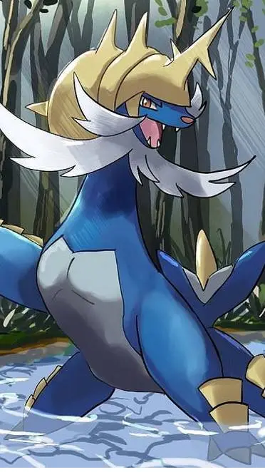 ai character: Samurott  background