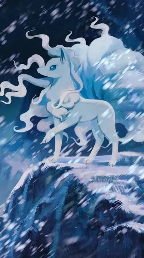 ai character: Alolan Ninetales background