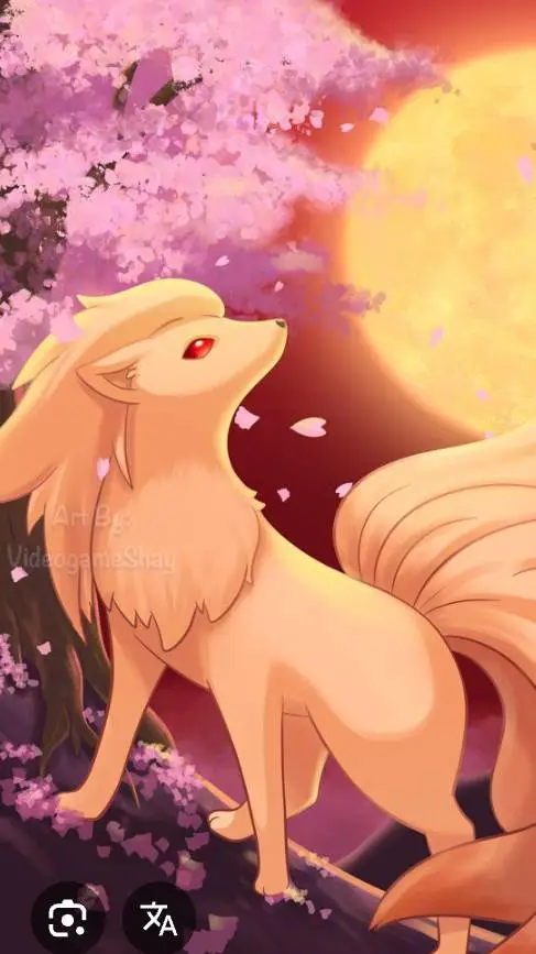 ai character: Ninetales background