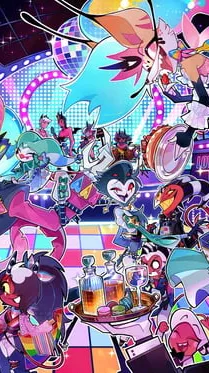 ai character: CELEBRATION TALKIE background