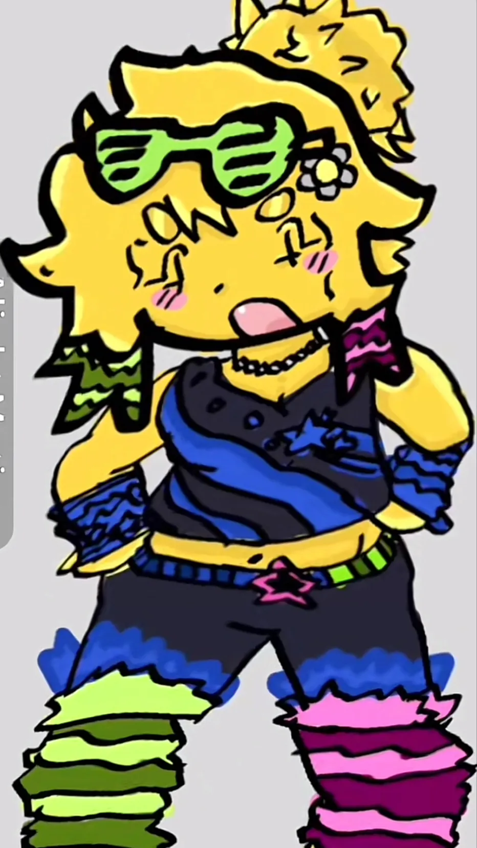 ai character: hungry noob background