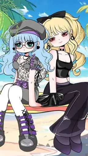 ai character: Happy and sad background
