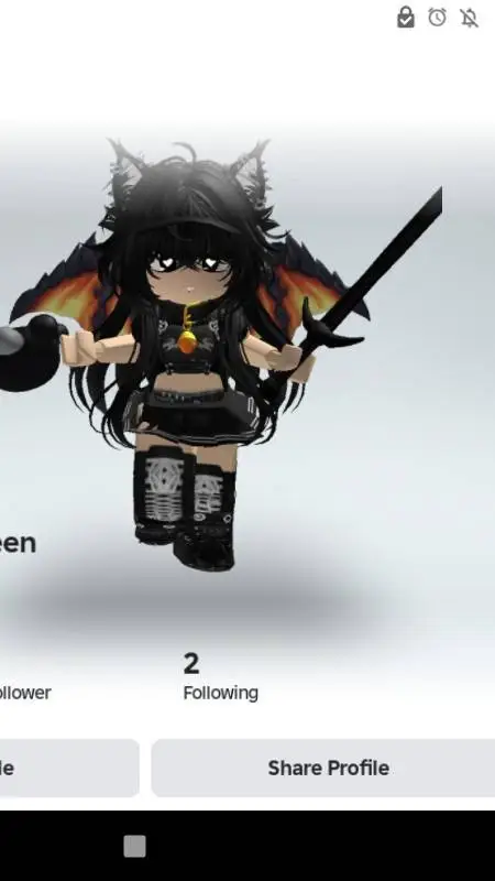ai character: Friend me on robox background