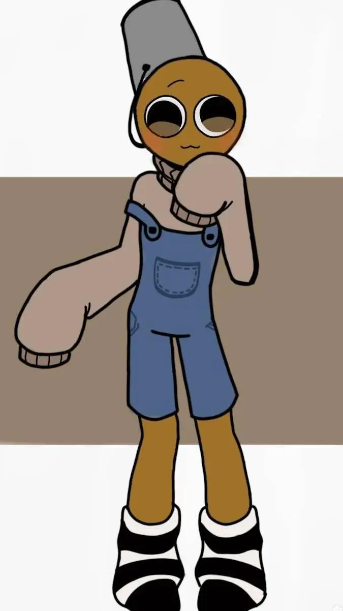 ai character: SPRUNKI!!!!! background