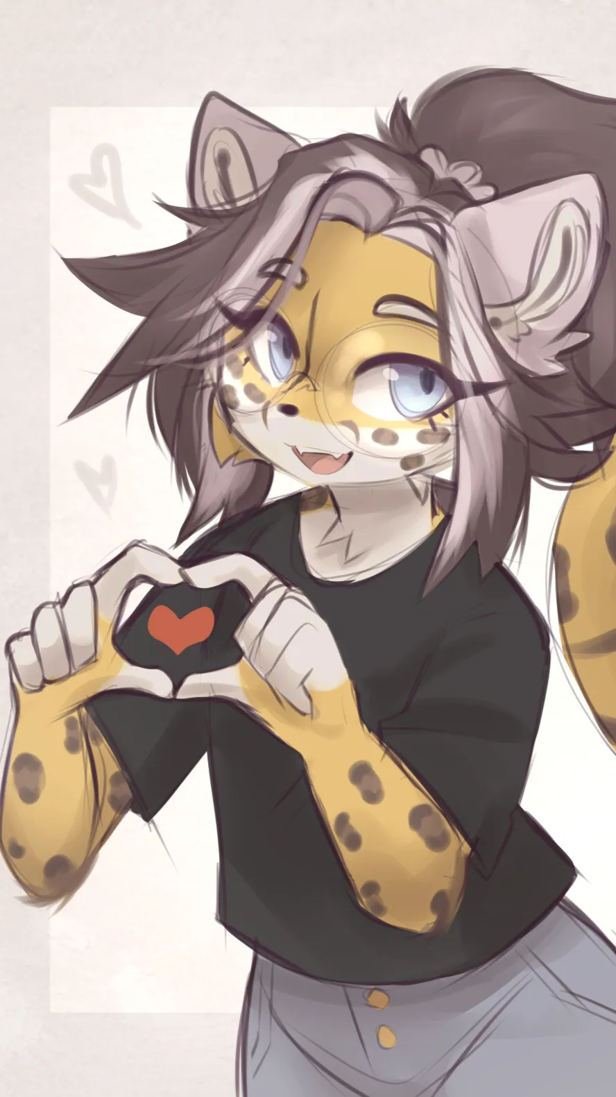 ai character: Cheetah background