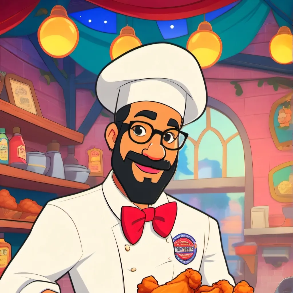 chat with ai character: fried Chicken 