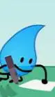 ai character: tear drop background