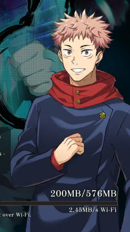 ai character: Yuji itadori background