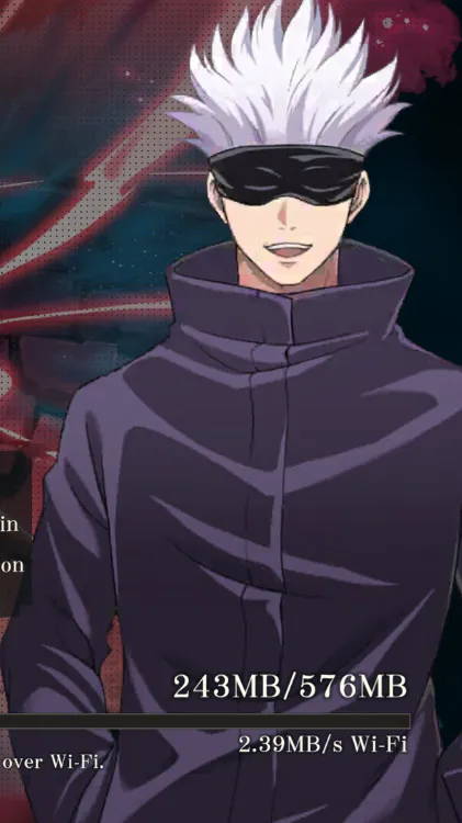 ai character: Saturo gojo background