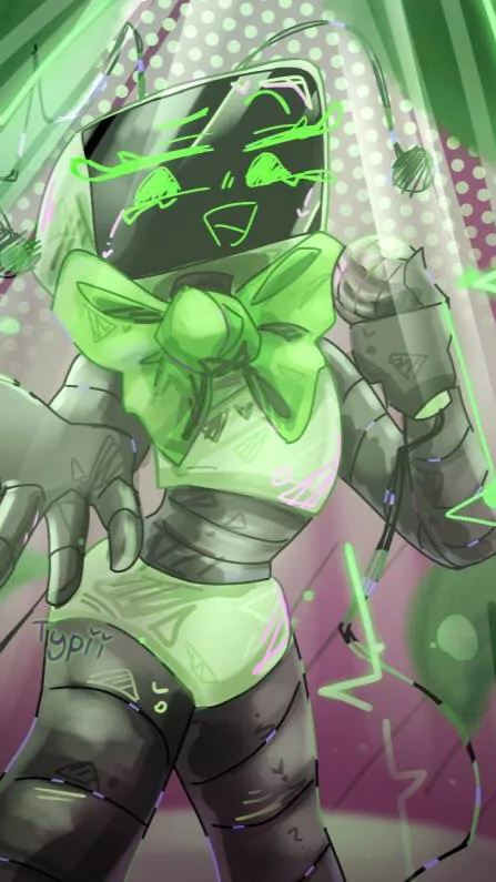 ai character: Vee background
