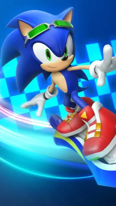 ai character: Extreme Gear Sonic background
