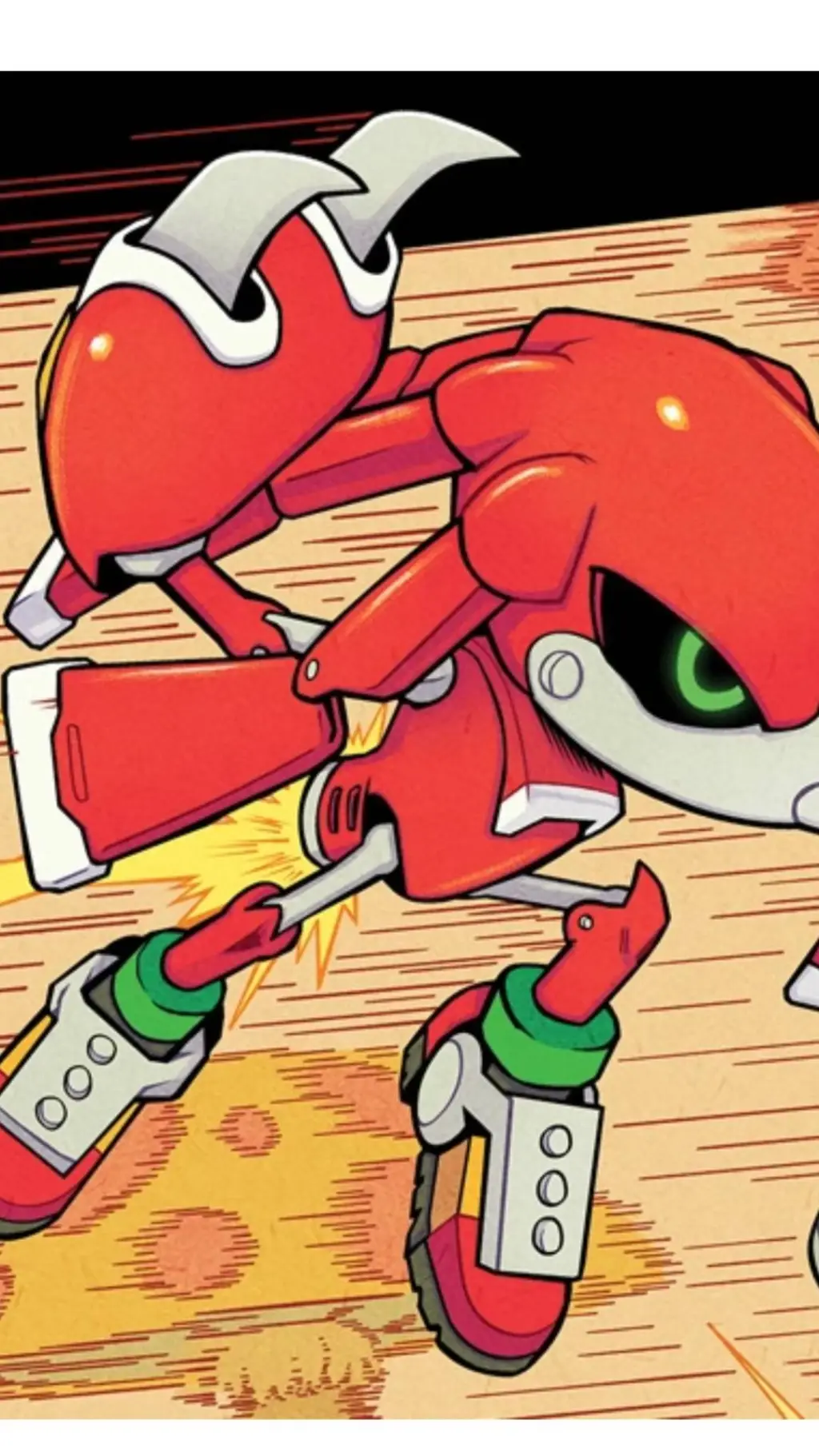 ai character: Metal Knuckles  background