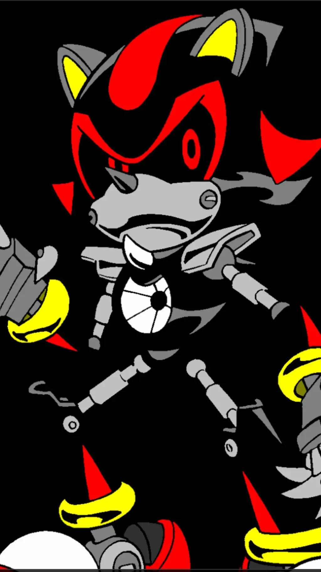 ai character: Metal Shadow  background