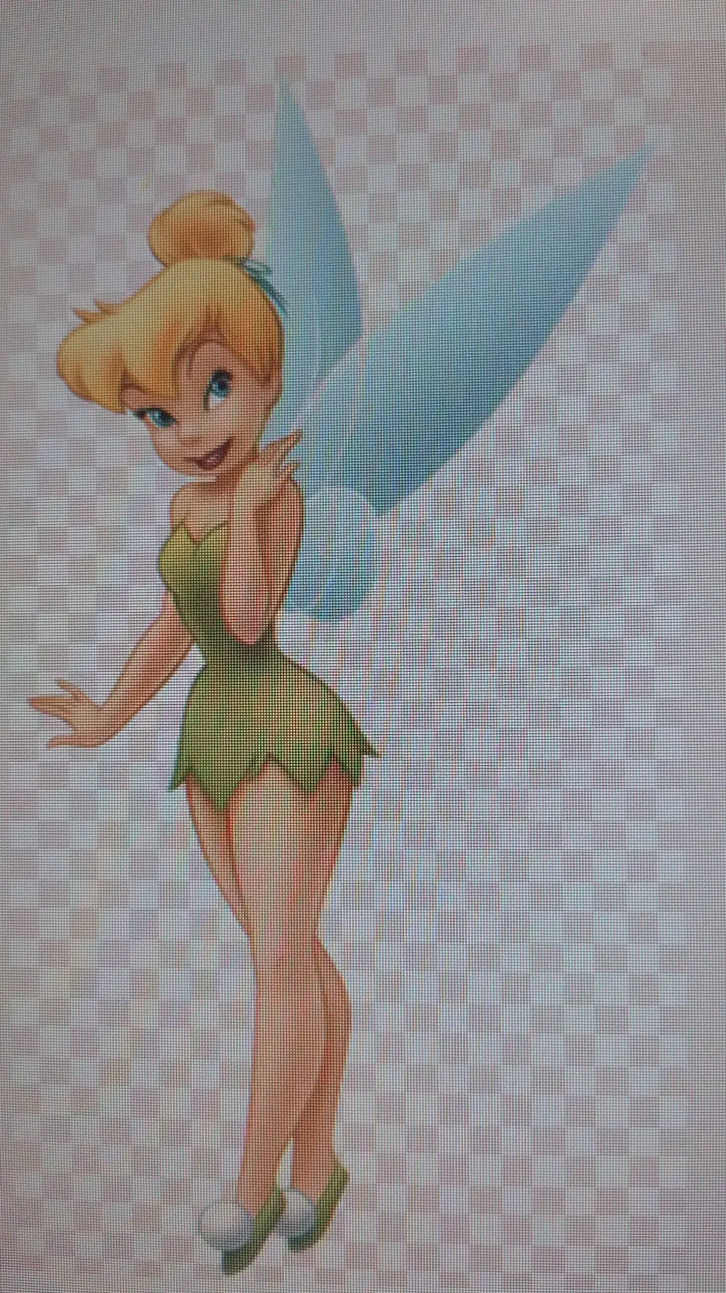 ai character: Tinkerbell  background