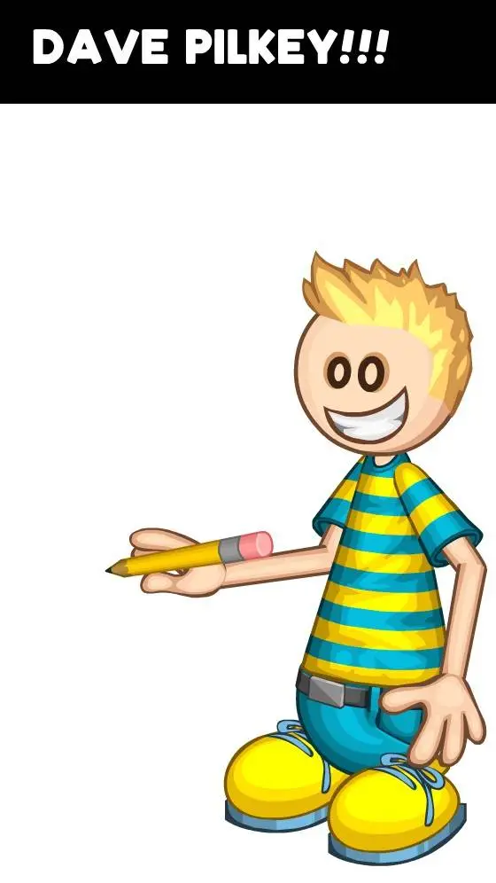 ai character: Dave Pilkey  background