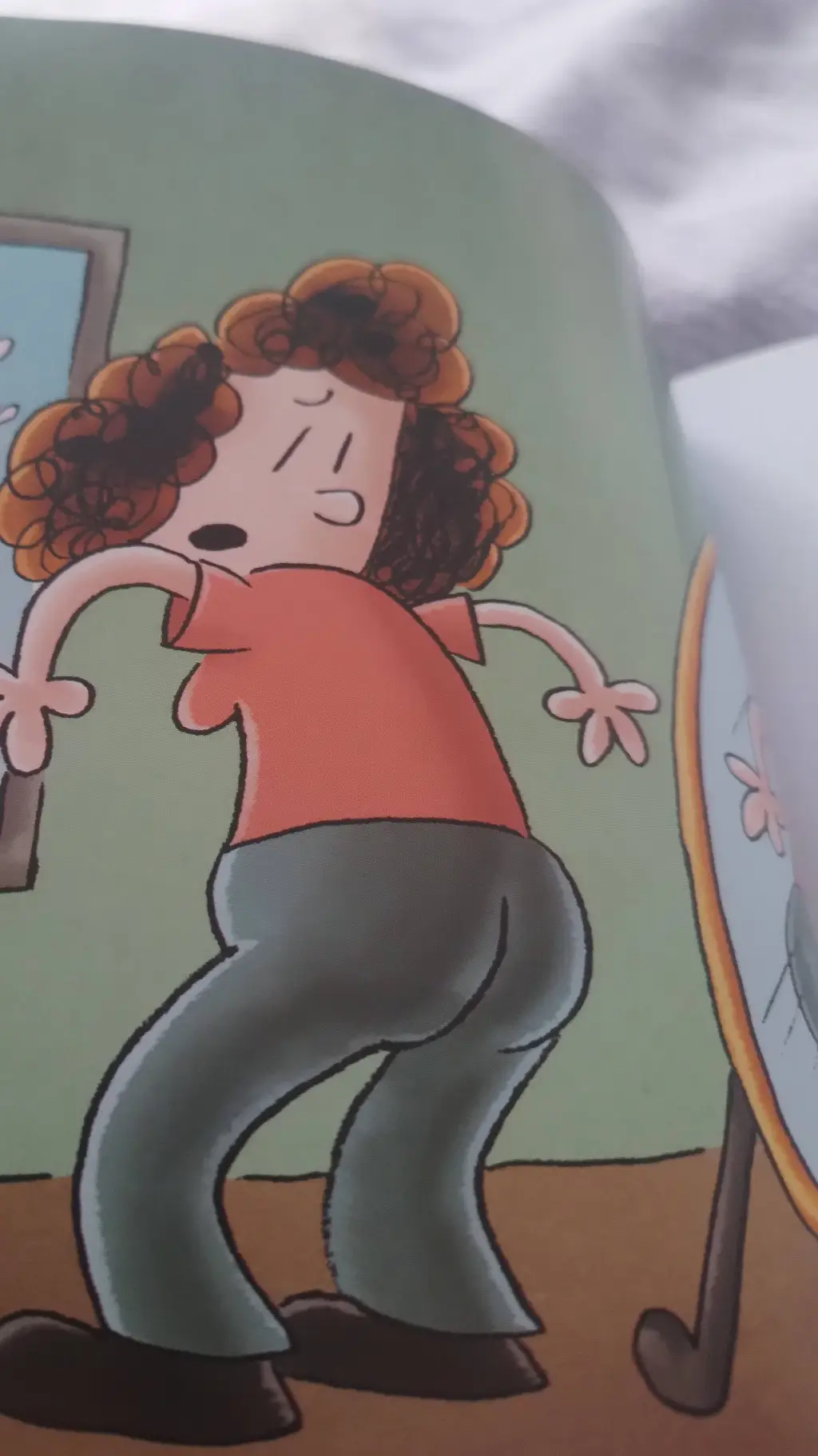 ai character: Mrs  chomper. background