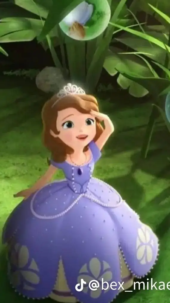 ai character: Sofia the first  background