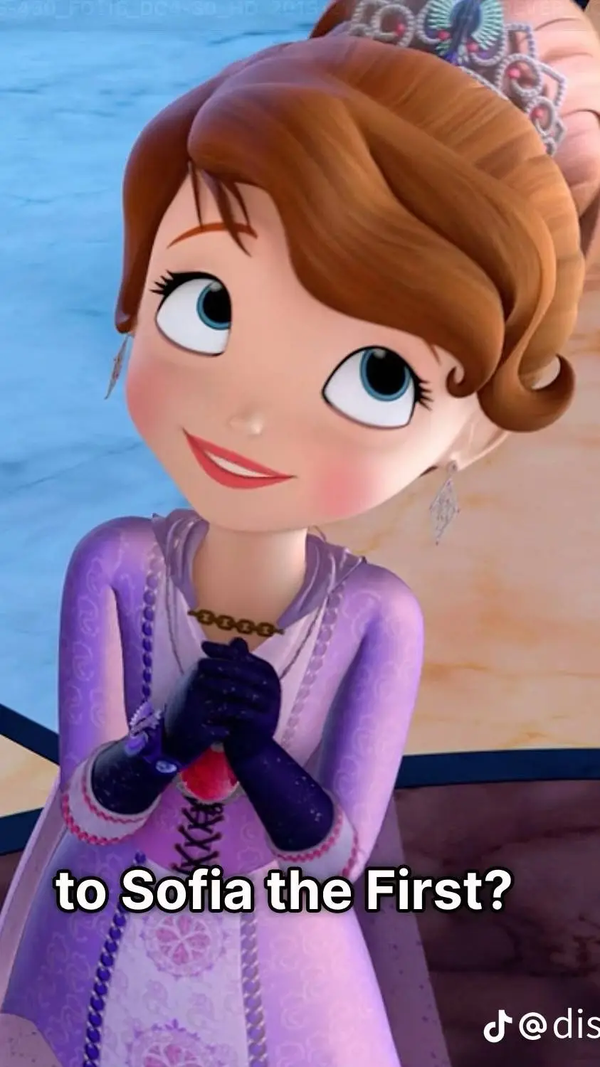 ai character: Sofia the first  background