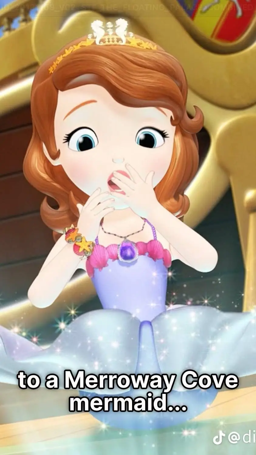 ai character:  princess Sofia  background