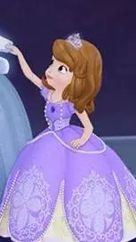 ai character: Sofia the first. background