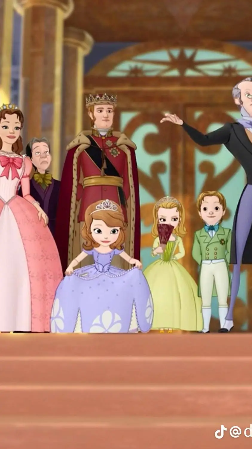 ai character: Princess Sofia  background