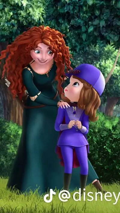 ai character: Princess  Sofia  background