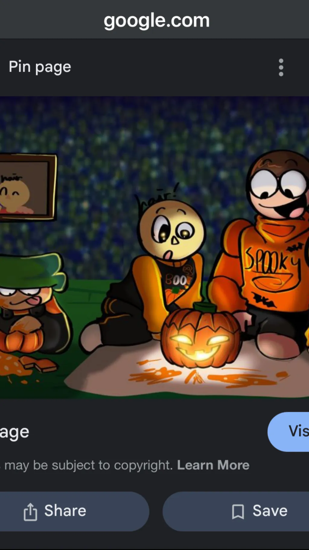 ai character: DnB Halloween background