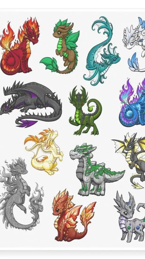 ai character: dragon world background
