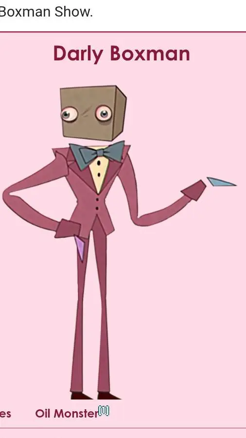 ai character: Darly Boxman background