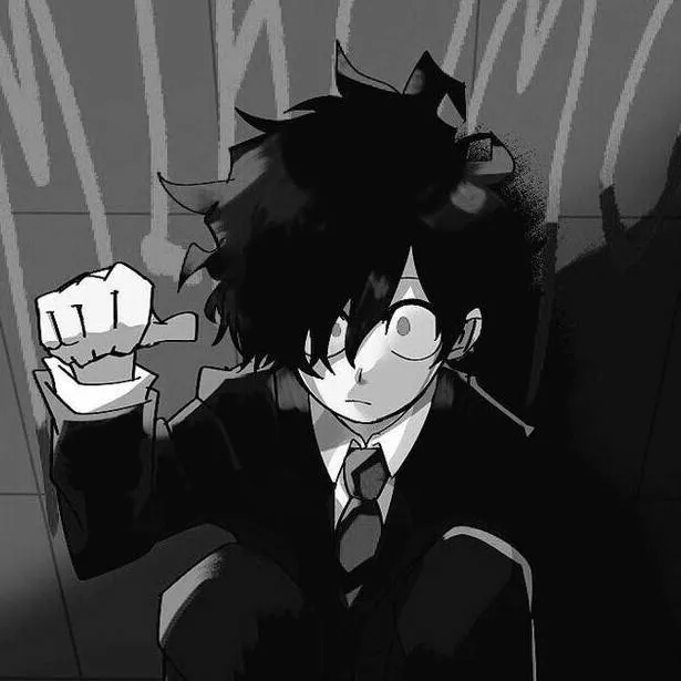 chat with ai character: sad villain deku