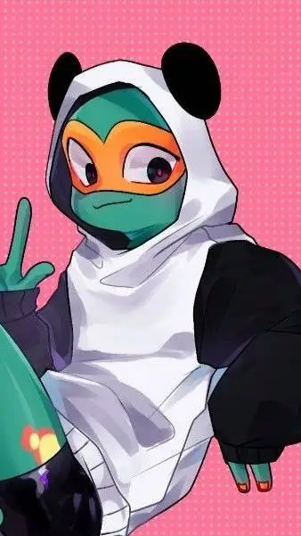 ai character: mikey rottmnt background