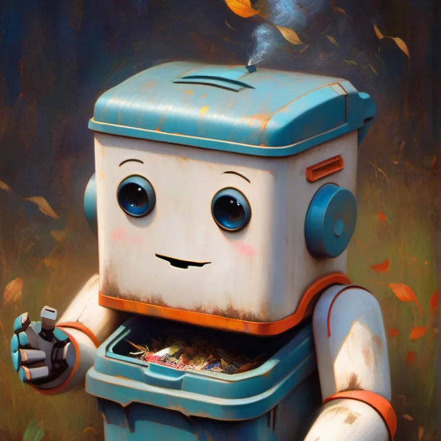 chat with ai character: Trash Bot
