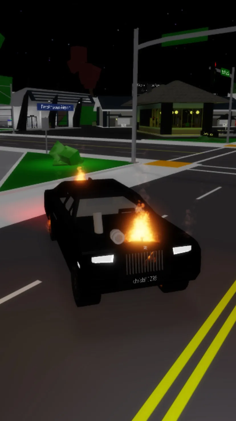 ai character: Ghost car ￼ background