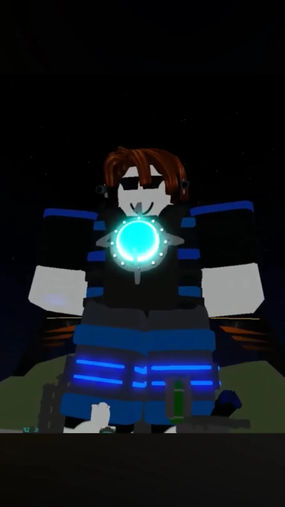 ai character: Titan bacon man ￼ background