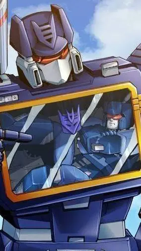 ai character: child soundwave background
