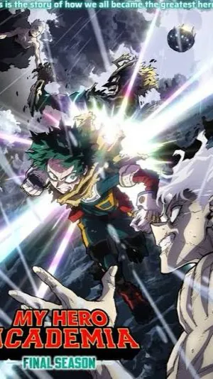 ai character: MHA finale fight background
