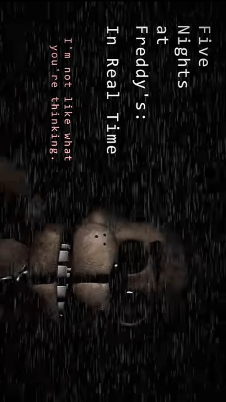 ai character: TADC but FNAF background
