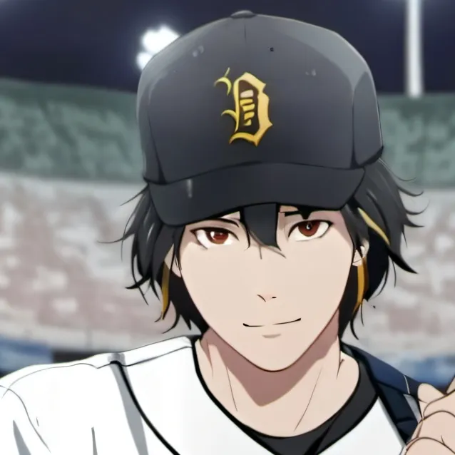 chat with ai character: baseball match