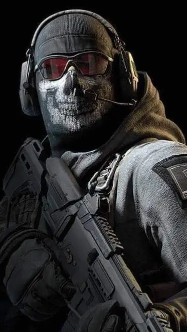 ai character: Simon ghost Riley  background
