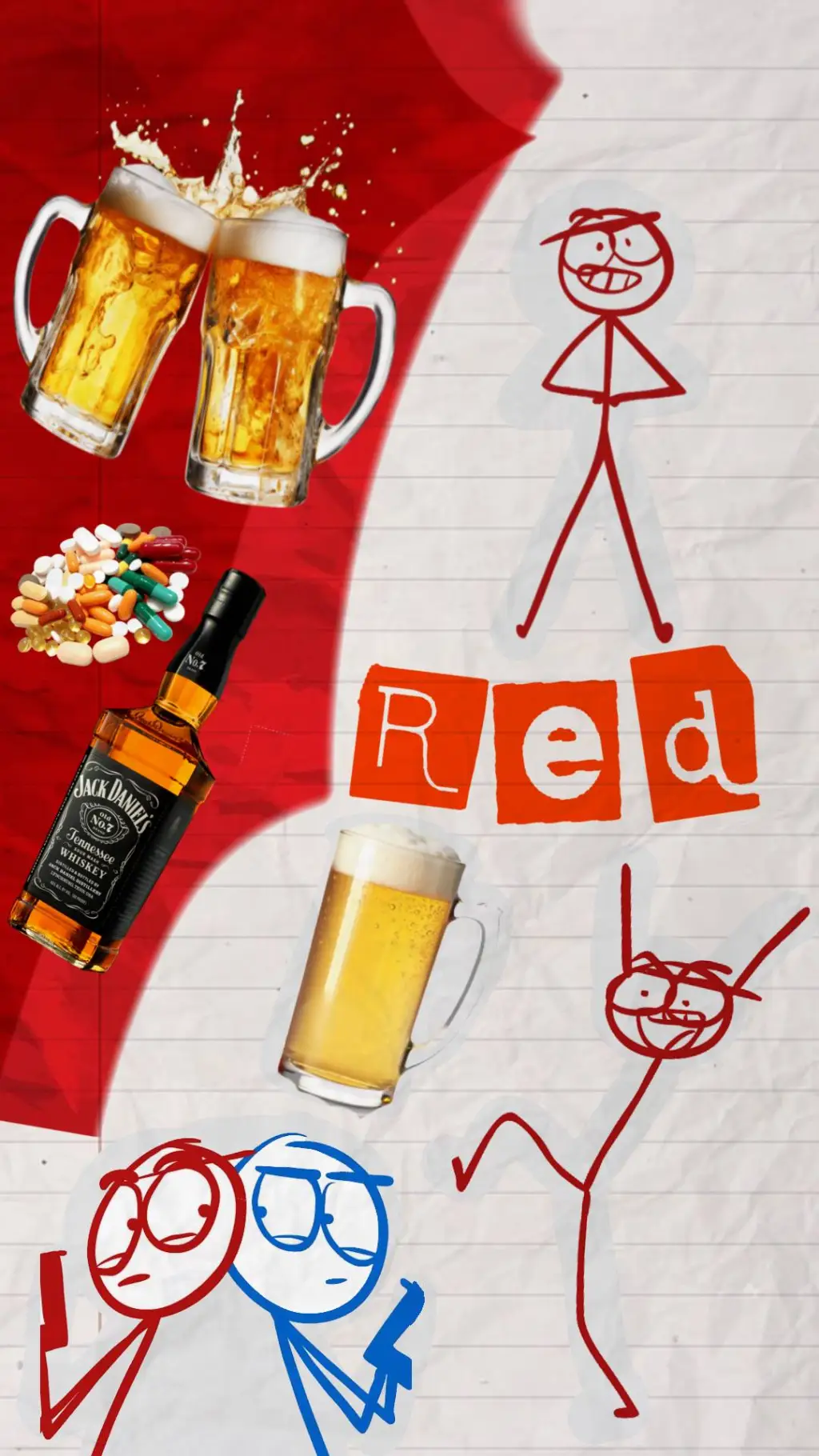 ai character: Red![DF] background
