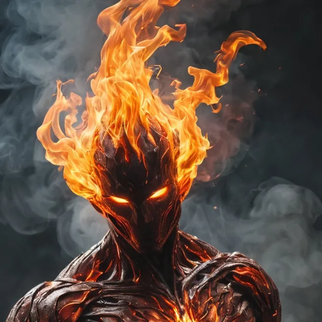 chat with ai character: fireguy