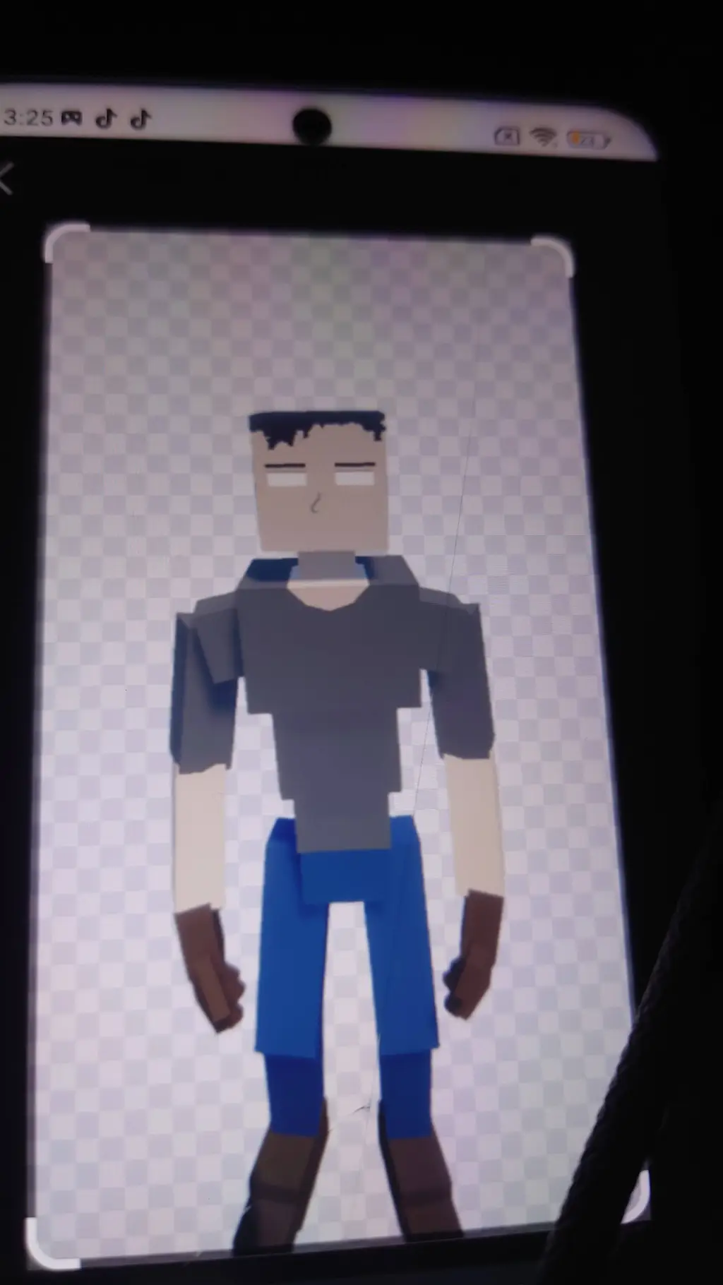 ai character: Flint and steel background
