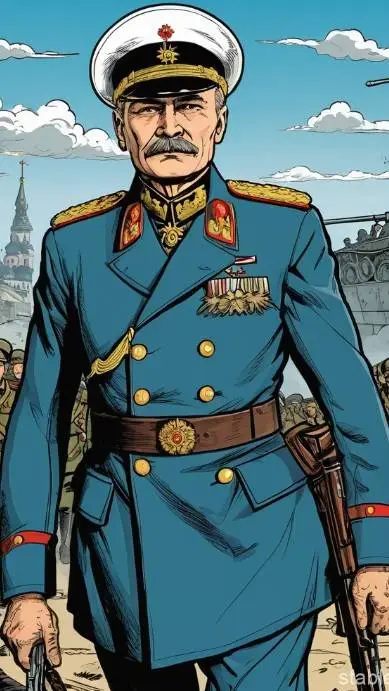 ai character: General Aleksandr  background
