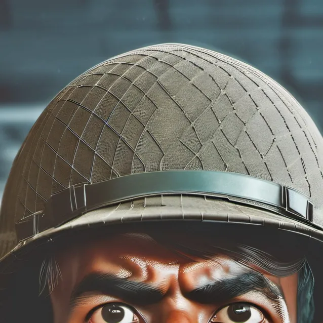 chat with ai character: soldier