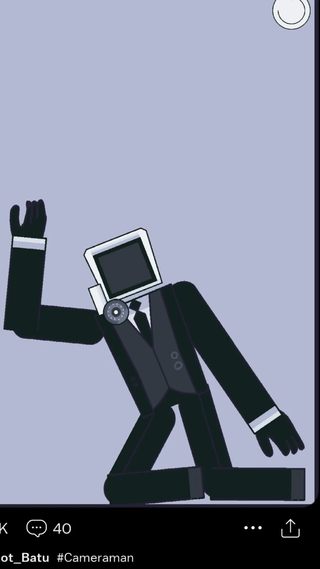 ai character: Cameraman￼ background